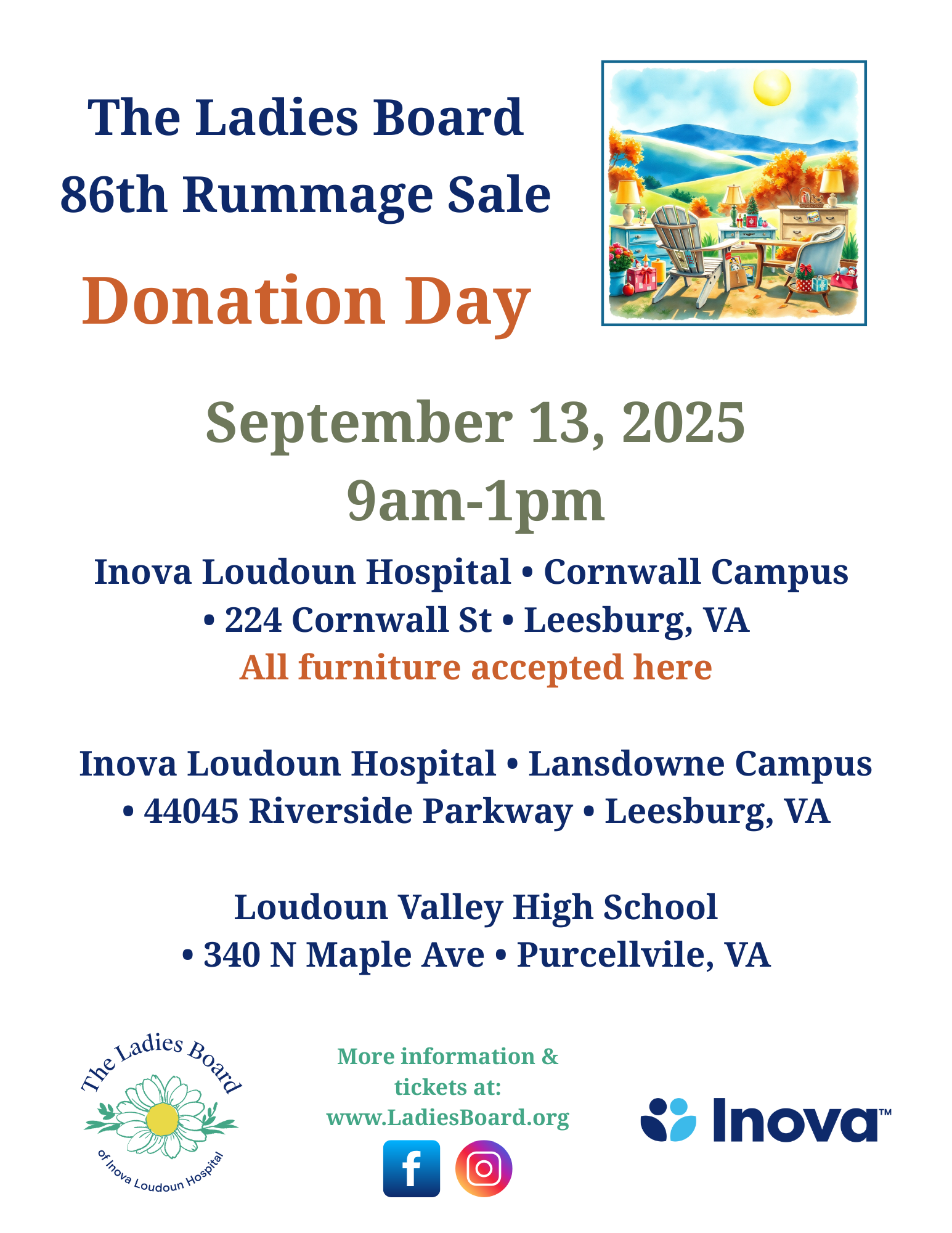 Rummage Sale Donation Days 2025